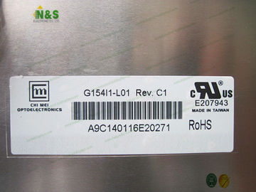 Rechteck-Anzeige des G154I1-L01 CMO Ein-Si TFT LCD-Anzeigefeld-15,4 flache Zoll-1280×800