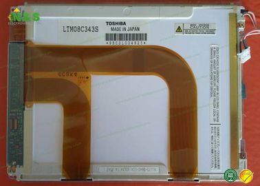 Normalerweise weißes LTM08C343S TOSHIBA industrieller LCD zeigt 170.4×127.8 Millimeter 70 262K CCFL TTL an