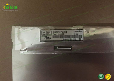 HSD070PWW1-A00 HannStar 7,0 Zoll normalerweise Schwarzes mit 150.72×94.2 Millimeter