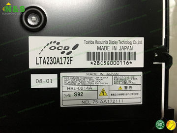 Schwärzen Sie normalerweise 23,0 Zoll LTA230A172F Toshiba TFT LCD Modul 23,0 Zoll, Art CCFL der Lampen-1280×768